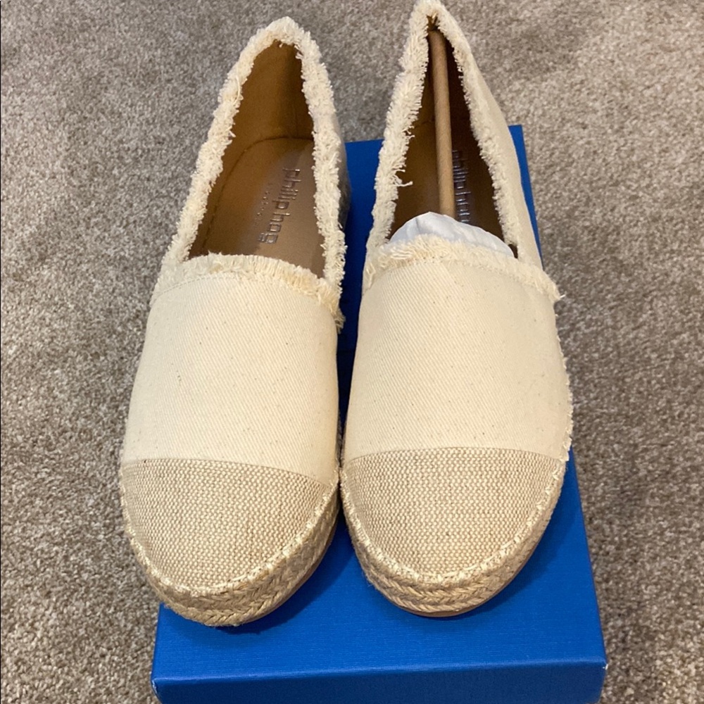 Cream Espadrilles with Jute Sole